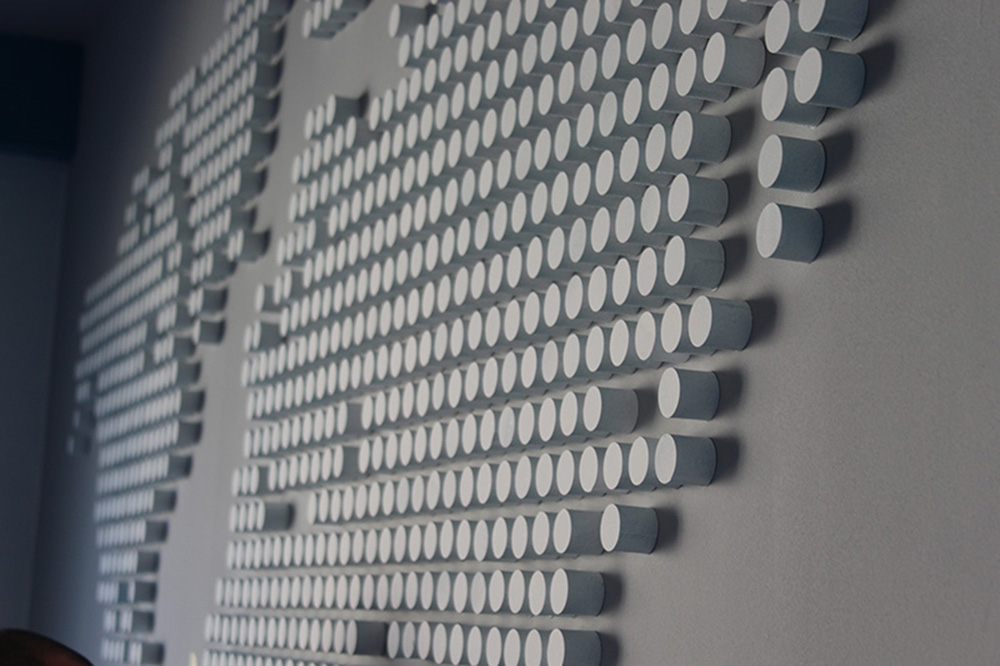 detaliu harta lumii polistiren